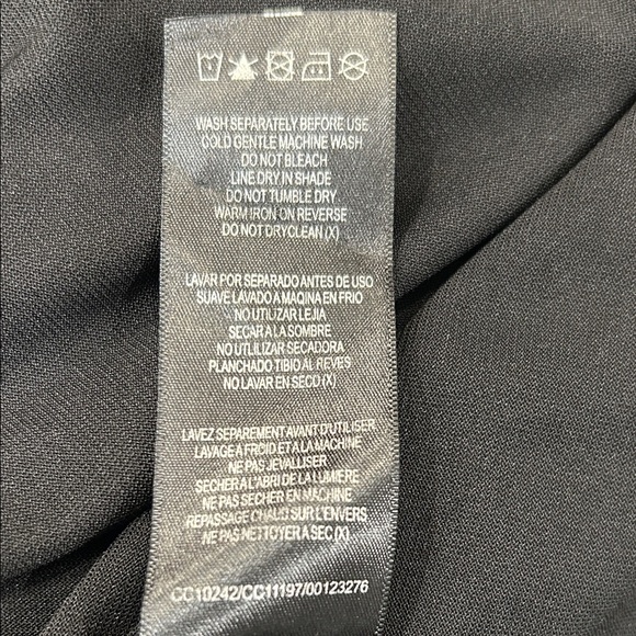 City Chic Elegant Black and Brown Leaf Print Maxi Dress XL - Picture 13 of 15